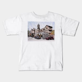 Bury St Edmunds Railway Station Painting Kids T-Shirt